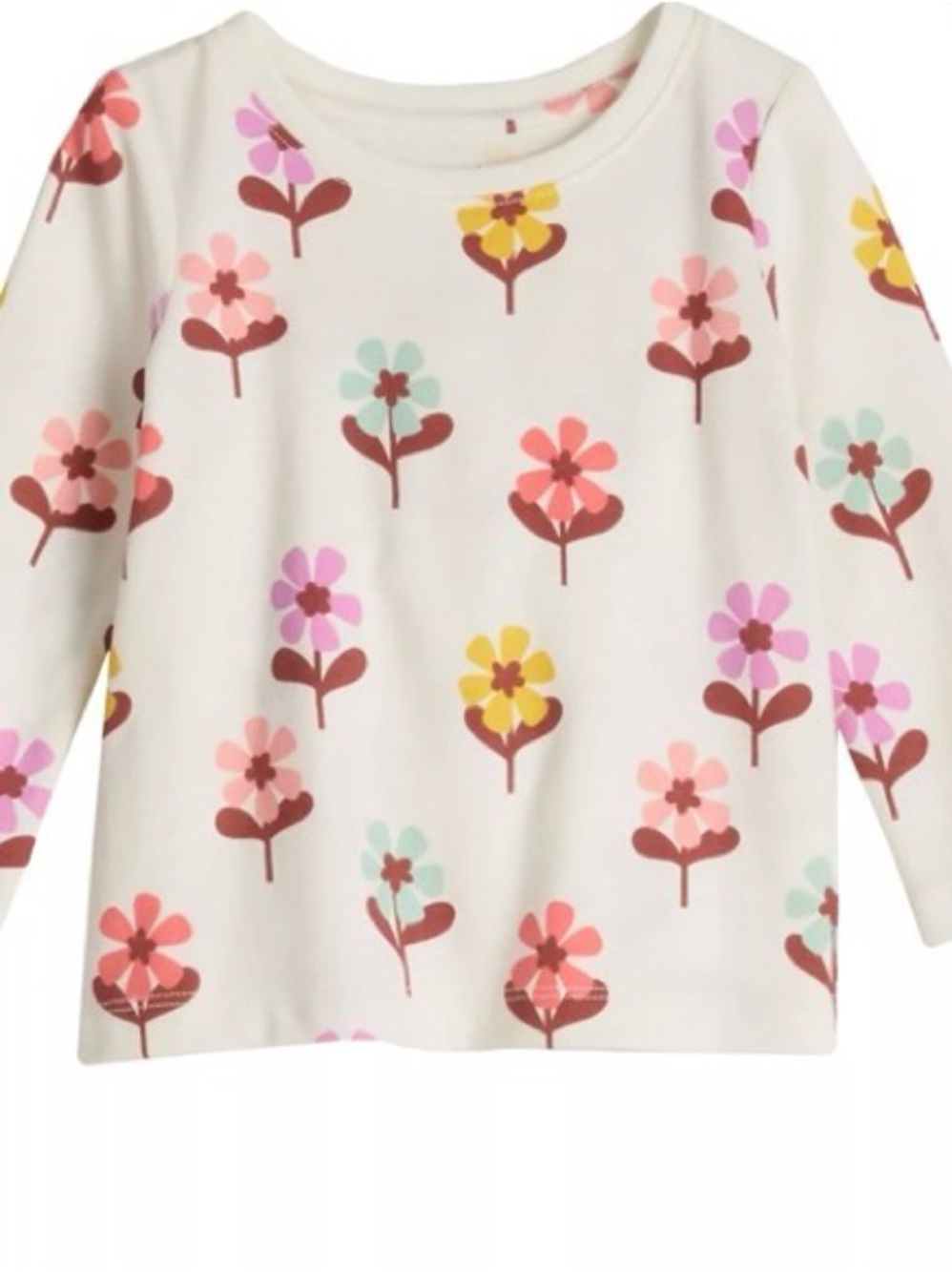 Girls Jumping Beans® Core Long Sleeve Flower Tee Size 8
